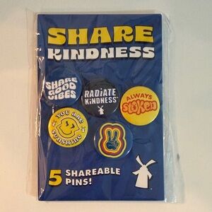 Dutch Bros Share Kindness Pin Set
